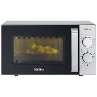 SEVERIN 2-in-1 Mikrowelle mit Glasboden und Grill MW  