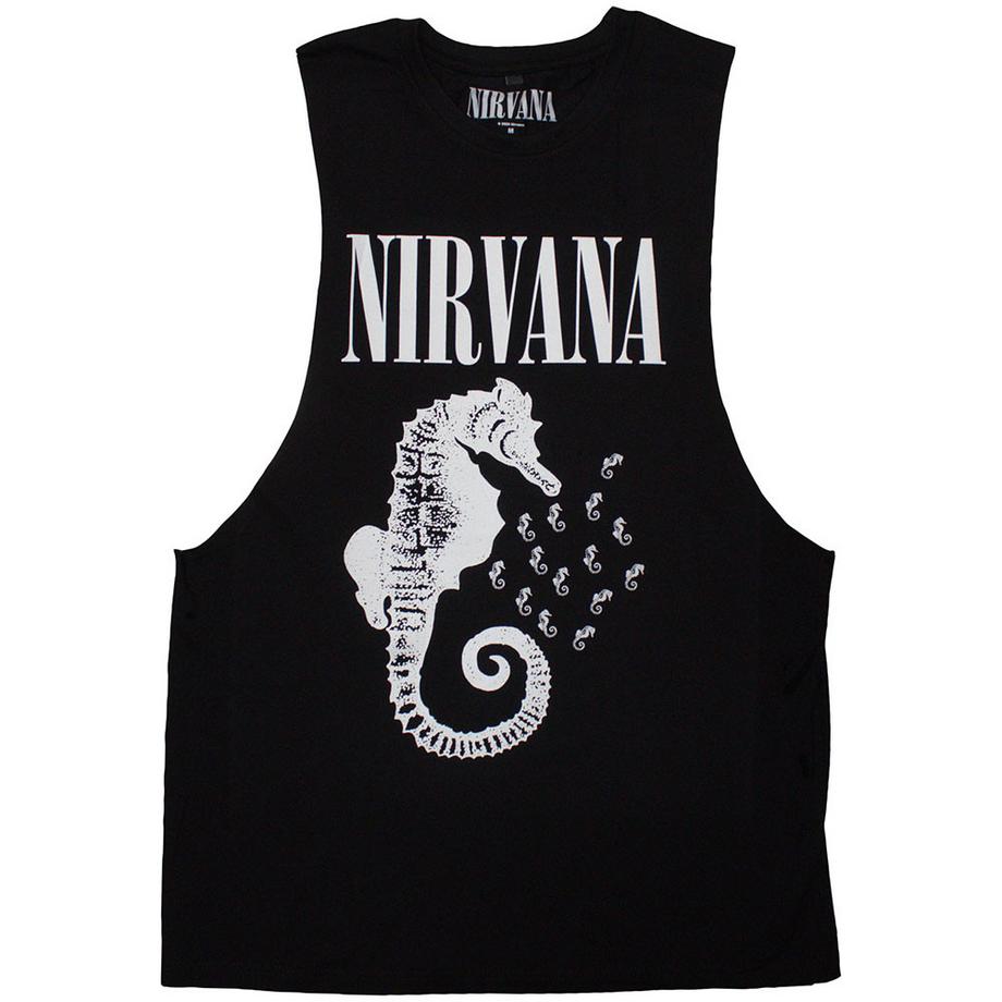 Nirvana Seepferdchen Logo Tank Top  