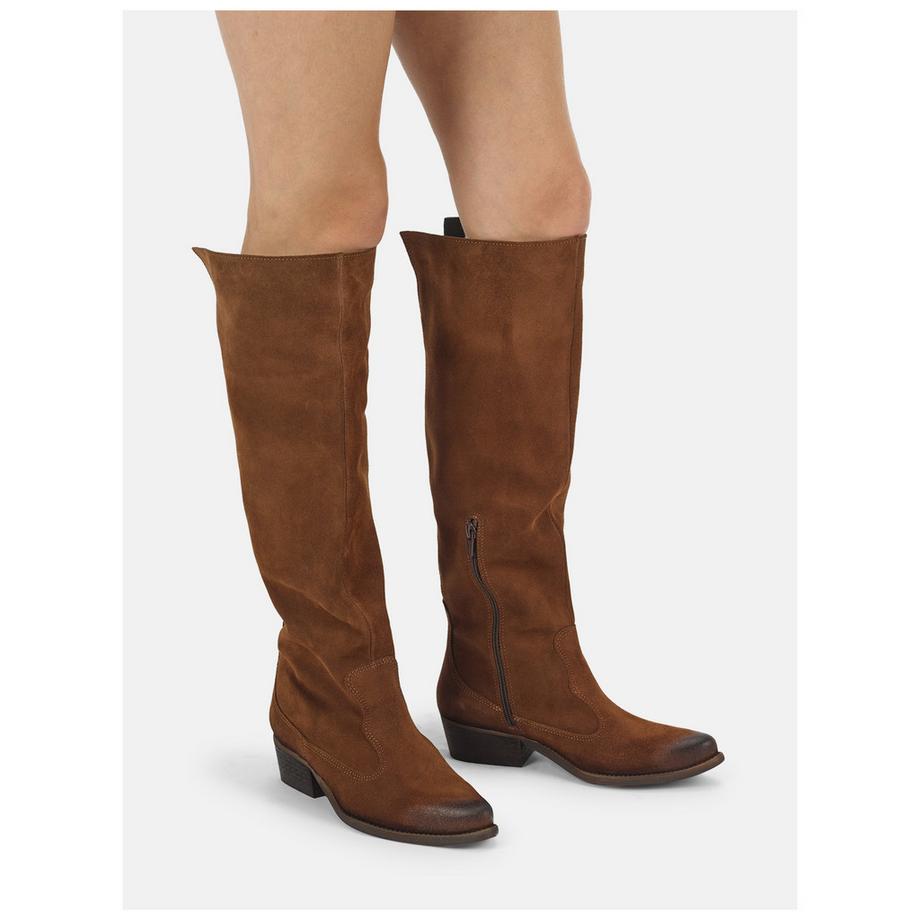 Felmini Wide Fit WEST W122 Knöchelhohe Stiefel mit Cowboy-Spitze  