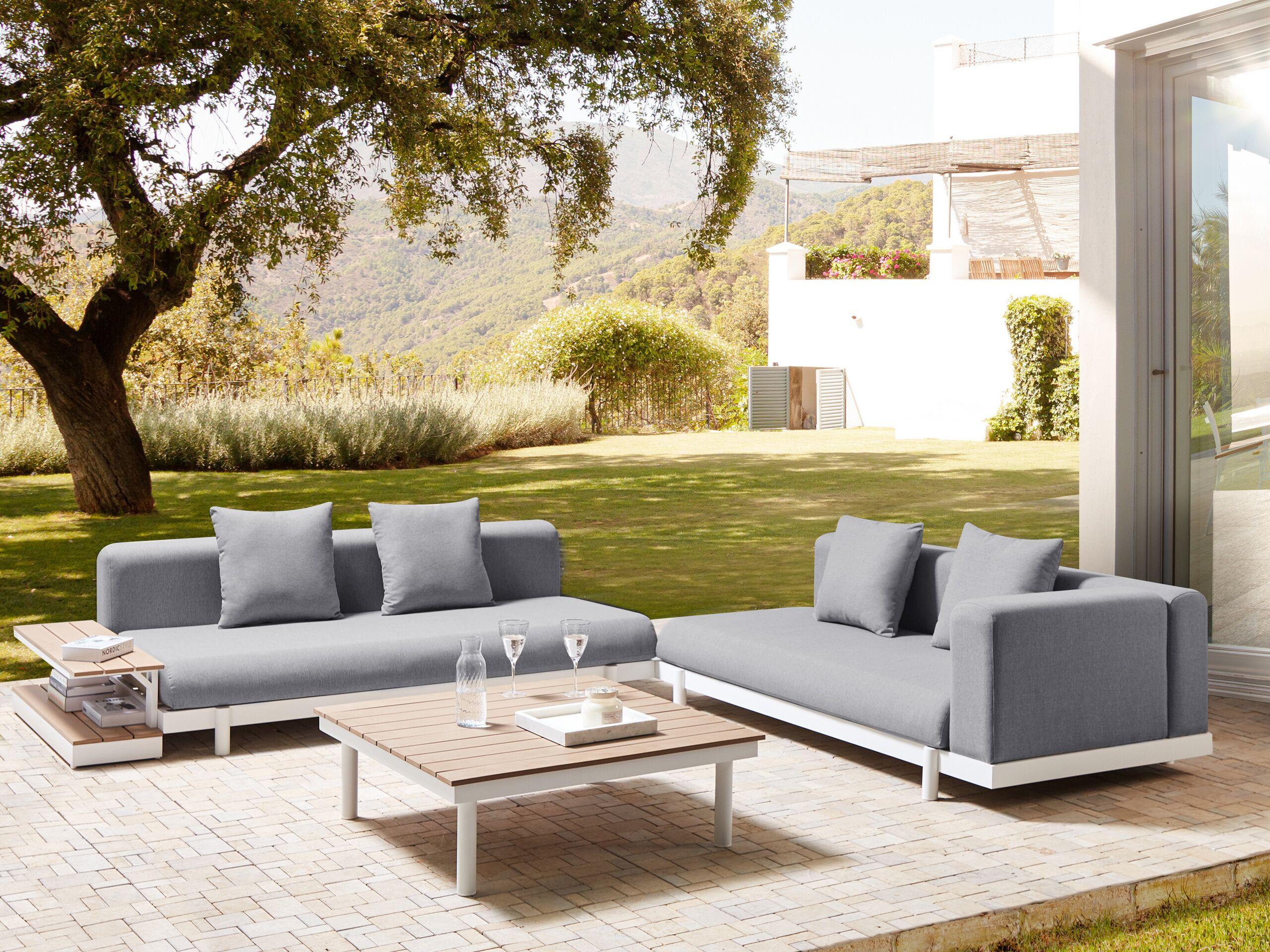 Beliani Lounge Set mit Tisch aus Polyester Modern MISSANELLO  