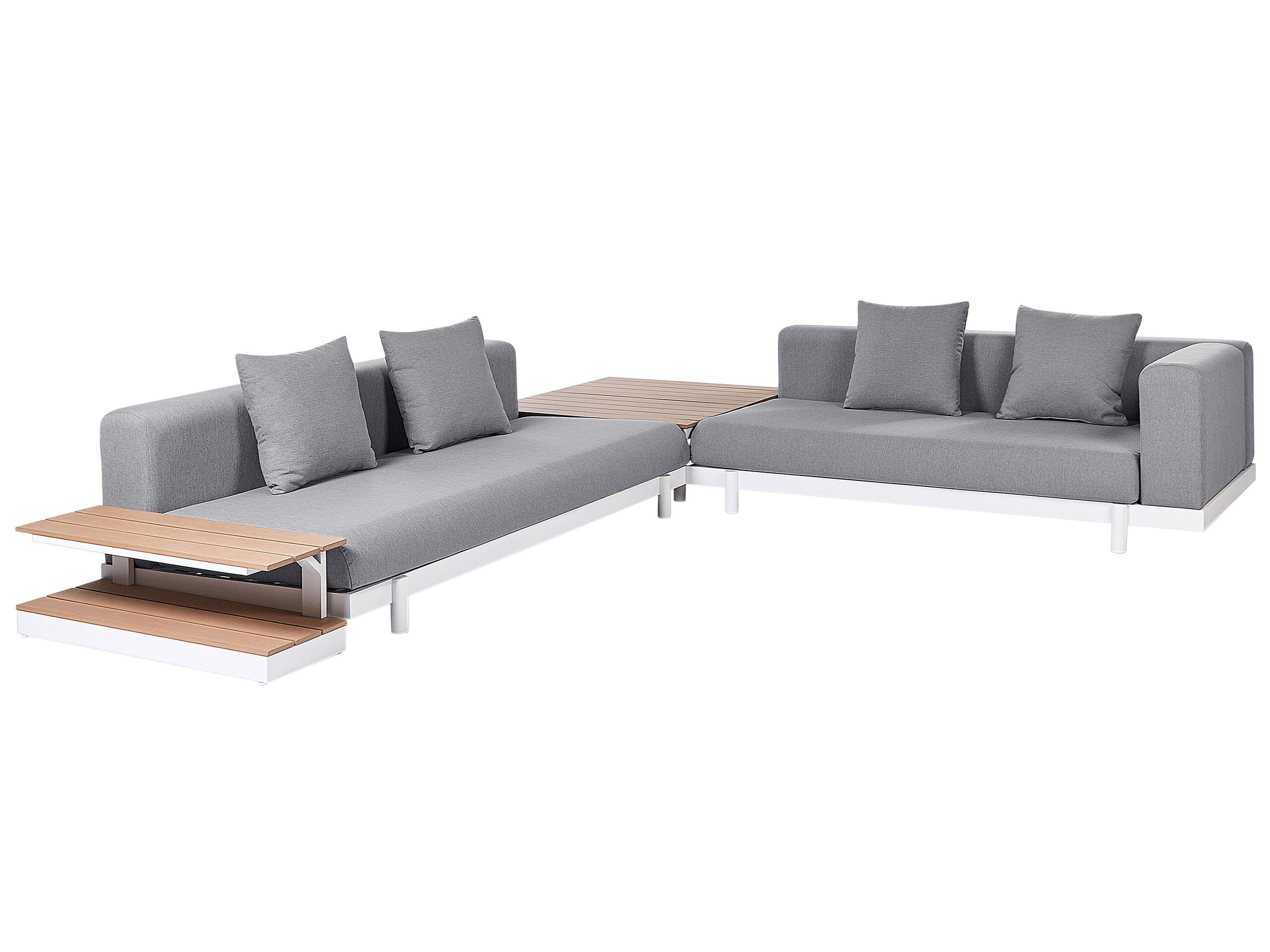 Beliani Lounge Set mit Tisch aus Polyester Modern MISSANELLO  