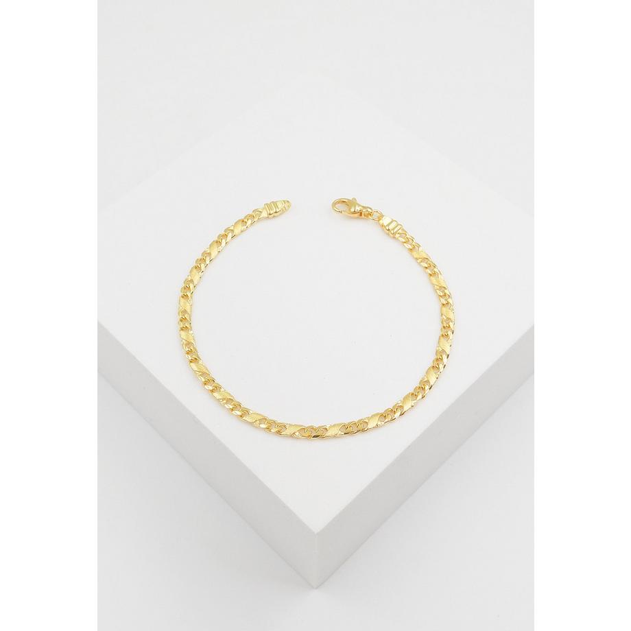 MUAU Schmuck  Bracelet 8er-Kette Gelbgold 750, 3.3mm, 19cm 