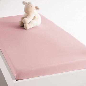 Drap housse enfant uni en polycoton