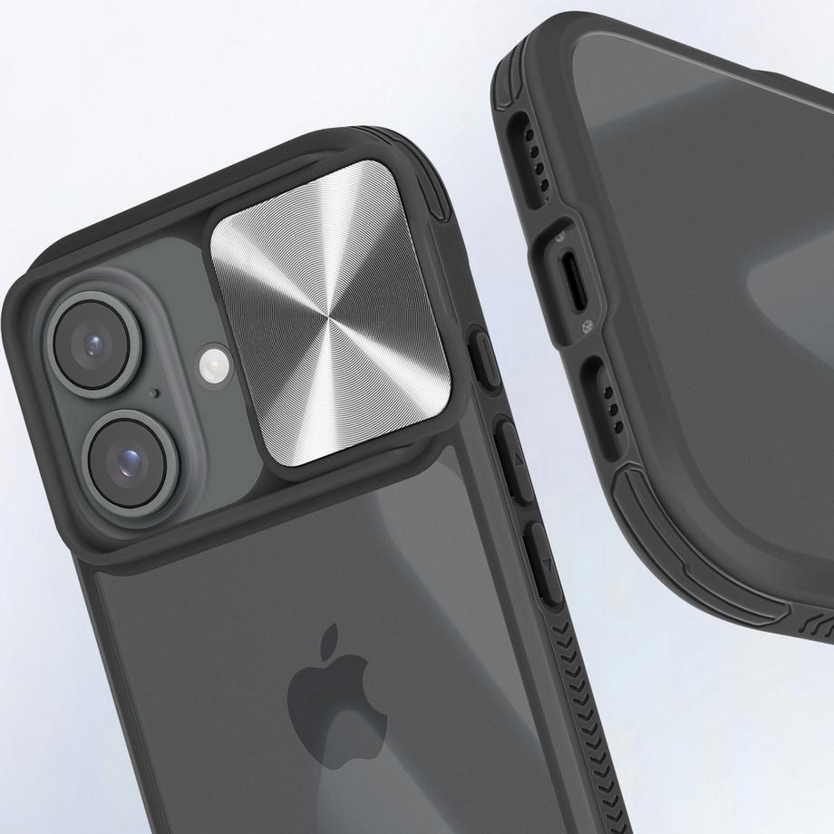 Avizar  Hülle iPhone 16 Plus Rand Schwarz 