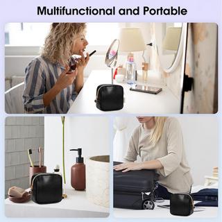 Only-bags.store Kleine für Handtasche Mini Make Up Tasche PU Leder Portable Make up Tasche mit Reißverschluss Kleine für Handtasche Mini Make Up Tasche PU Leder Portable Make up Tasche mit Reißverschluss 