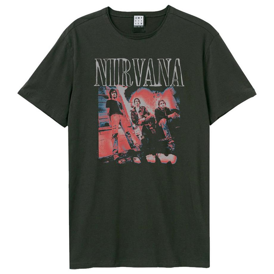 Amplified T-Shirt Distressed Band Photo  