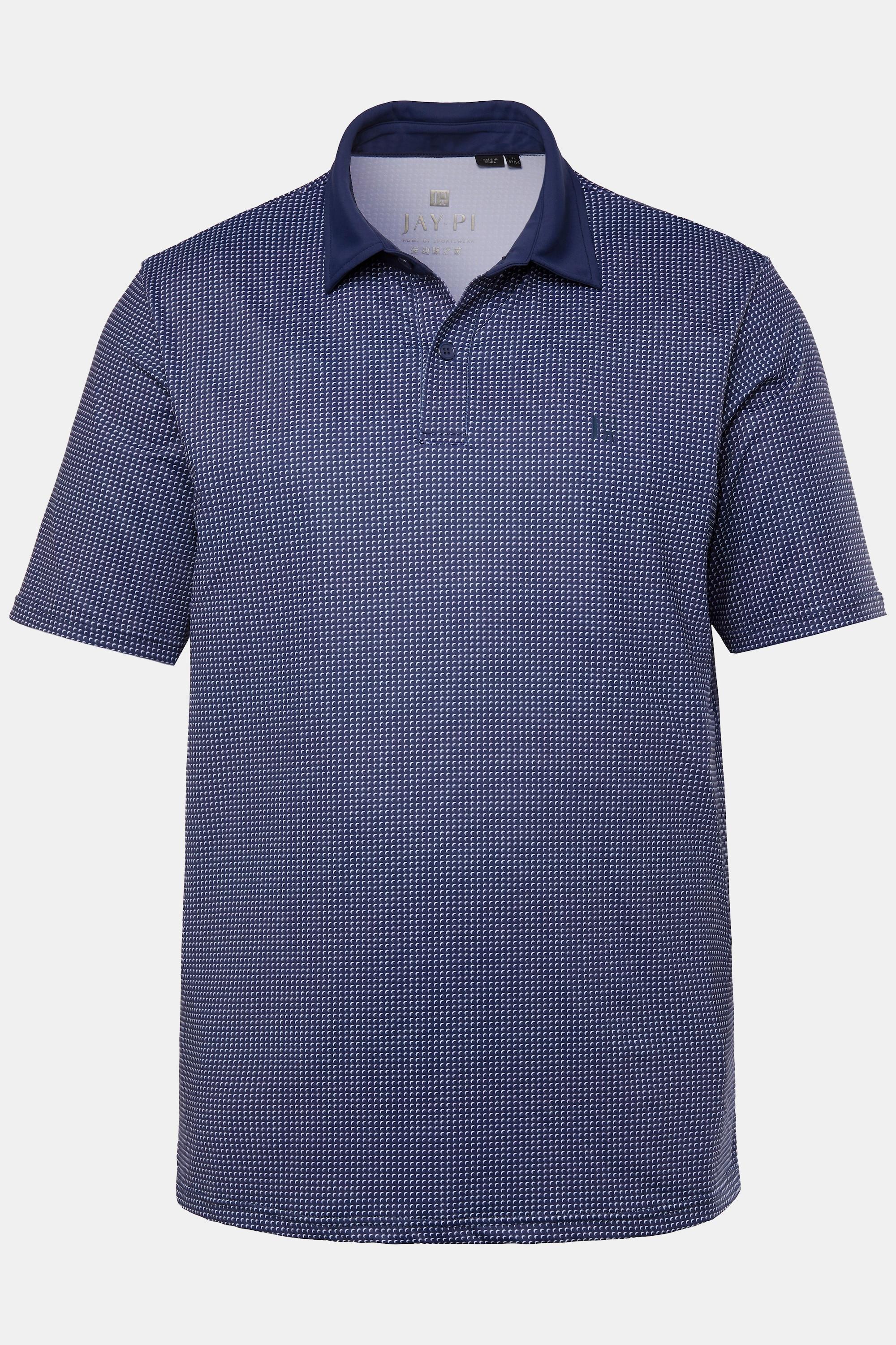 JP1880 Golf Halbarm Minimalprint Quick Dry Poloshirt  