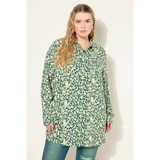 Studio Untold  Camicia dal taglio squadrato e maniche lunghe verde foresta 