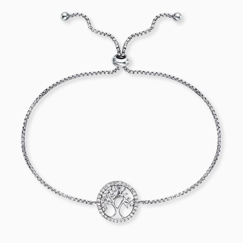 Engelsrufer  Arbre de vie ERB-LILTREE-ZI Bracelet avec zirconiums 