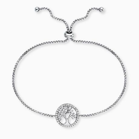 Engelsrufer  Arbre de vie ERB-LILTREE-ZI Bracelet avec zirconiums 