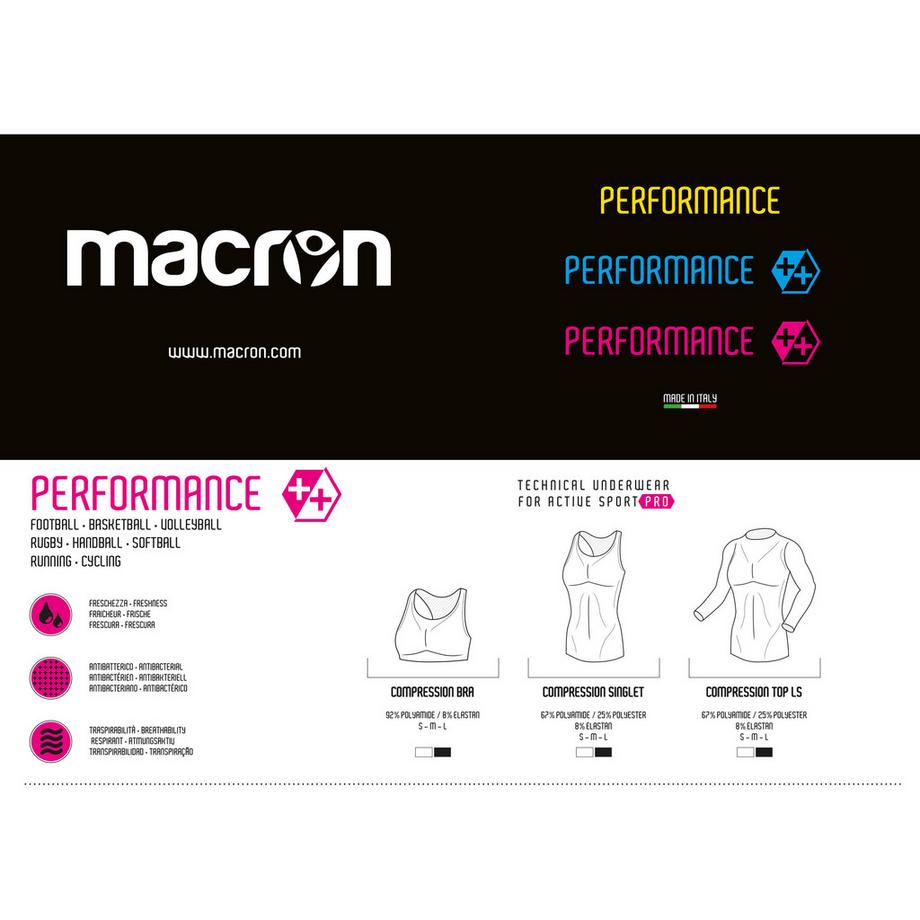 macron Performance Kompressions Langarmshirt  