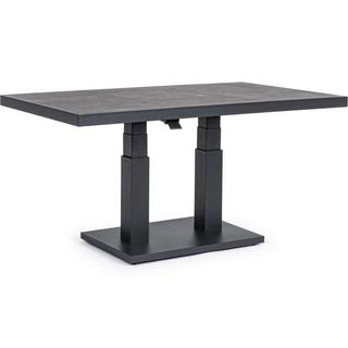 mutoni Table basse de jardin Truman réglable en hauteur anthracite 140x85  