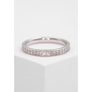 MUAU Schmuck  Mémoire Ring Diamant 0.50ct. Weissgold 750 