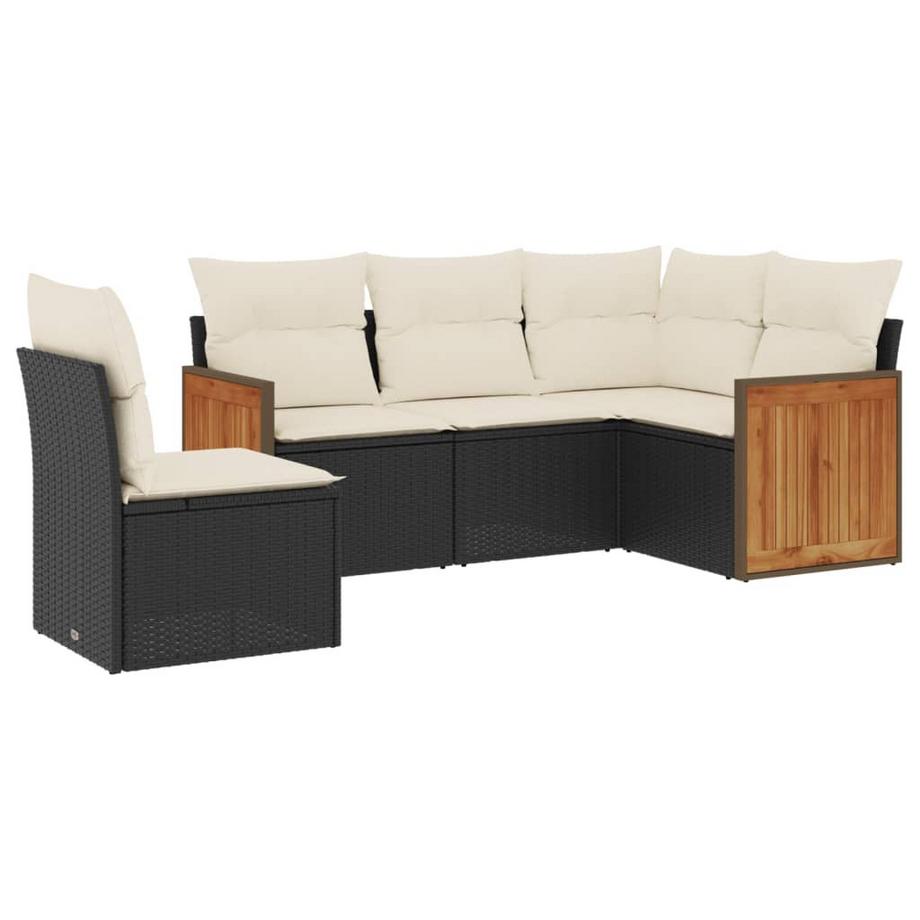 set divano da giardino Polirattan