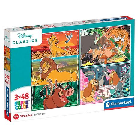 Clementoni  Puzzle König der Löwen (3x48) 