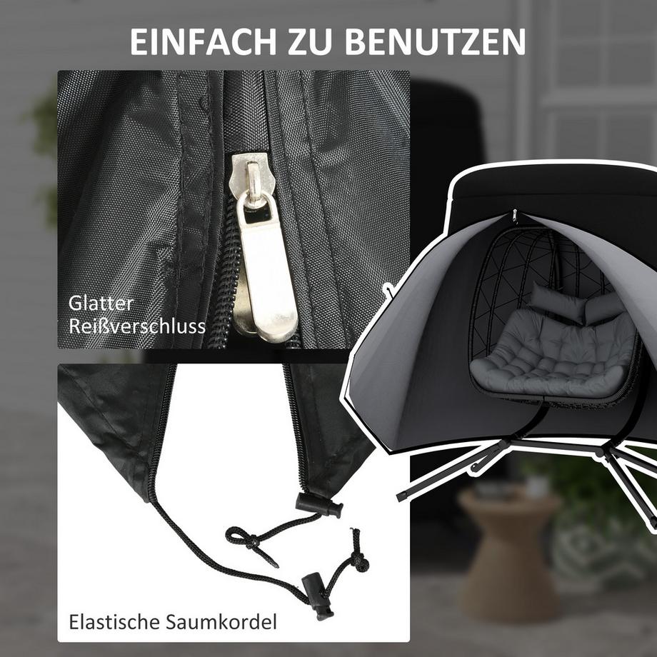 Outsunny Housse de chaise suspendue  