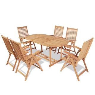 VidaXL Essgruppe teak  