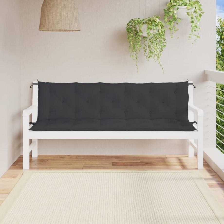 VidaXL Coussin de banc de jardin tissu  