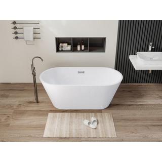 SHOWER DESIGN Baignoire îlot design - 201 L - 150 x 70 x 58 cm - Blanche - TWIGGY  