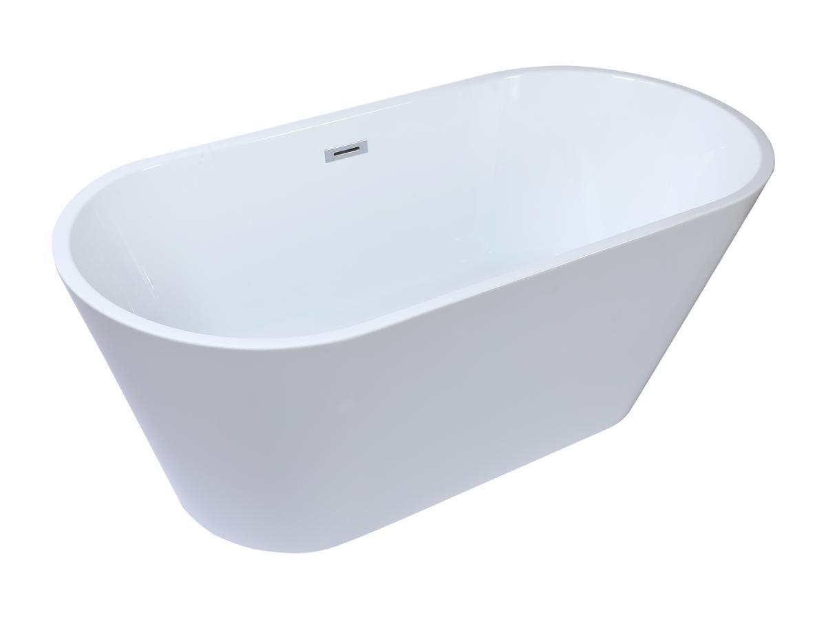 SHOWER DESIGN Baignoire îlot design - 201 L - 150 x 70 x 58 cm - Blanche - TWIGGY  