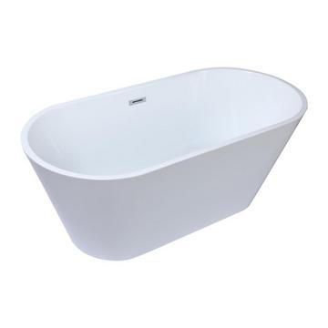 Vasca da bagno freestanding 201 litri 150 x 70 x 58 cm Bianco Di design - TWIGGY