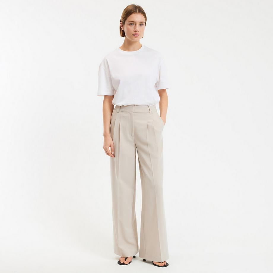 La Redoute Collections Pantalon large à pinces  