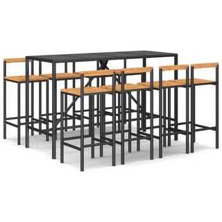 VidaXL Gartenbar set poly-rattan  