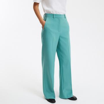 Pantalon large en polyviscose