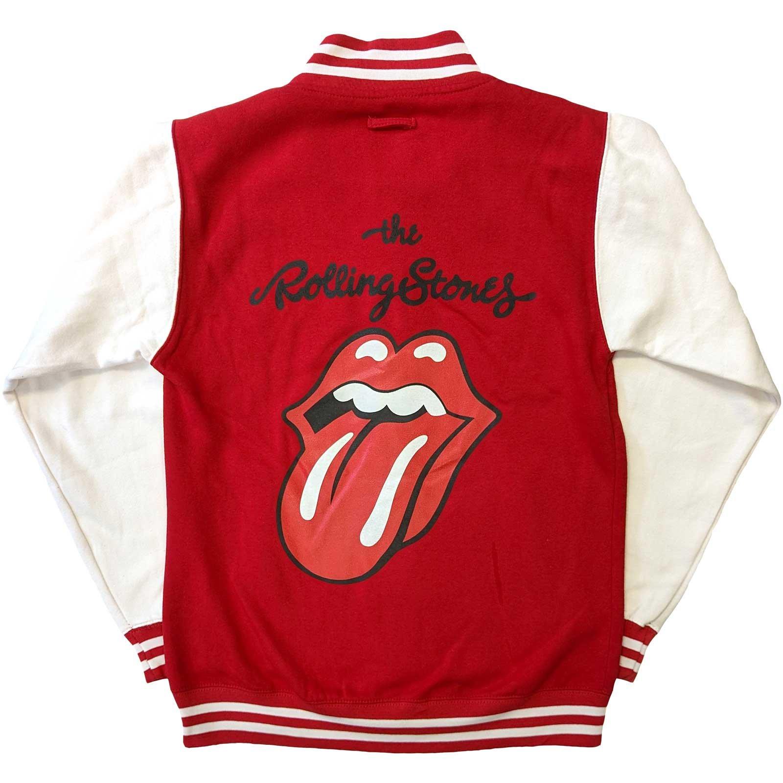 The Rolling Stones Classic Varsity Jacke US College Stil  