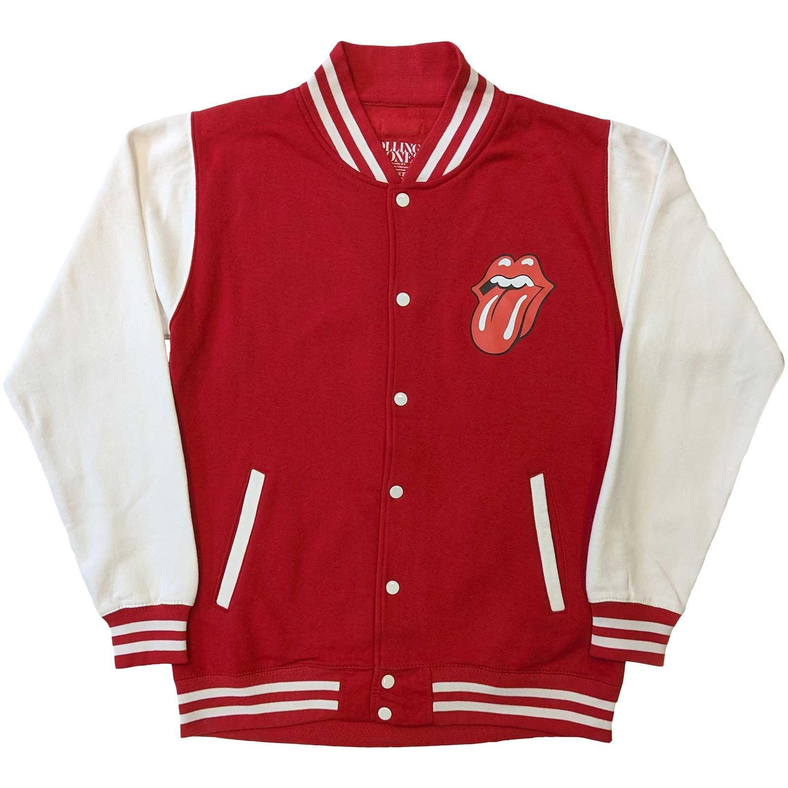 The Rolling Stones Classic Varsity Jacke US College Stil  