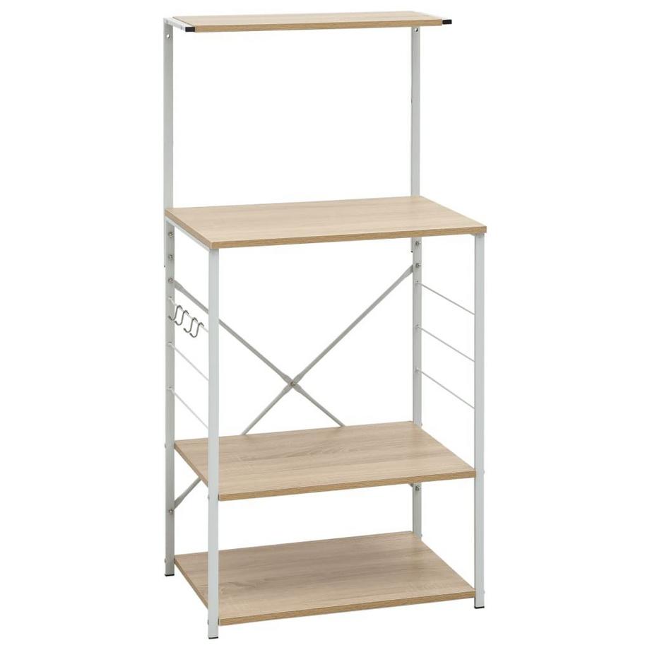 Armoire à micro-ondes   et chêne aggloméré bois d'ingénierie