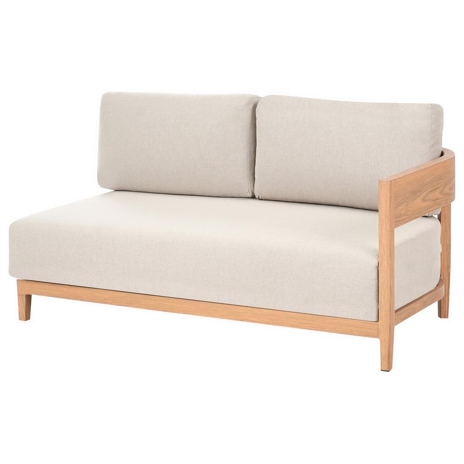 Beliani 2 Sitzer Sofa aus Aluminium Mediterran SAMPIERI  