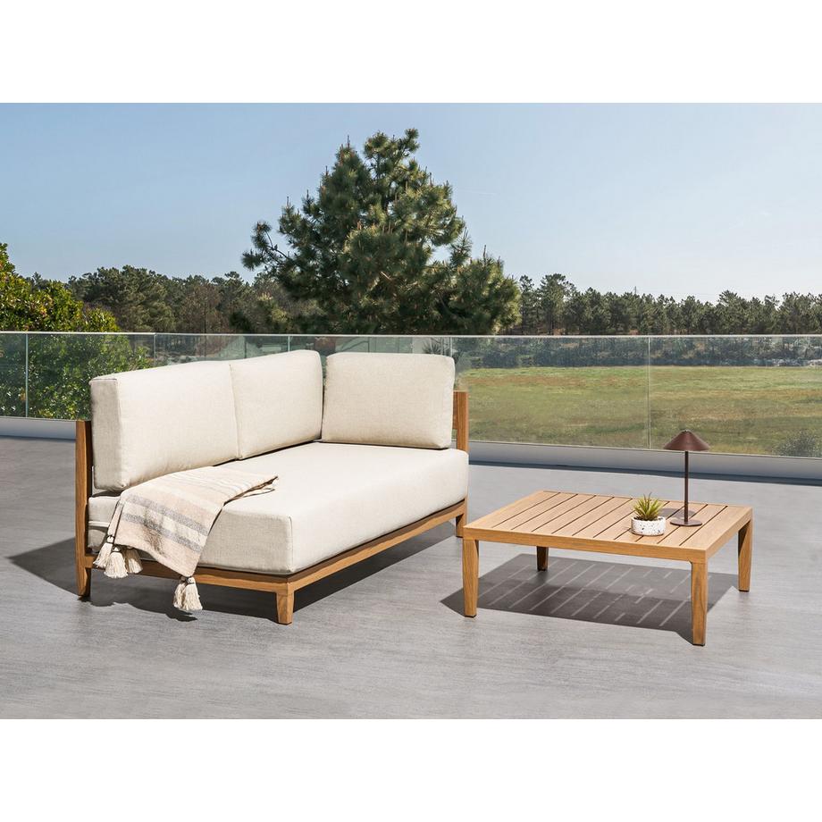 Beliani 2 Sitzer Sofa aus Aluminium Mediterran SAMPIERI  