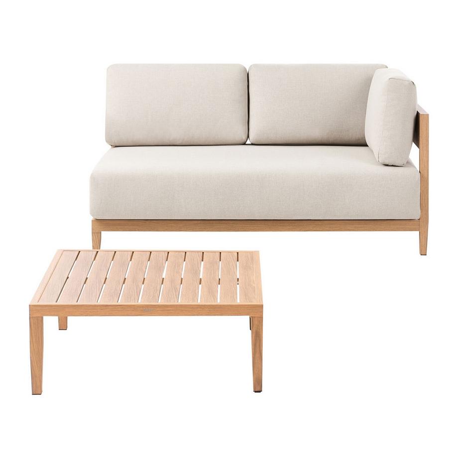 2 Sitzer Sofa aus Aluminium Mediterran SAMPIERI
