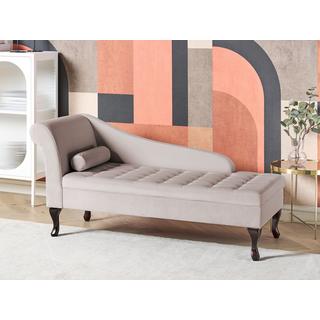 Beliani Chaise longue en Velluto Retrò PESSAC  