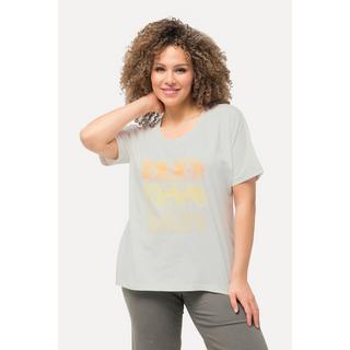 Ulla Popken  T-Shirt, Streifen, Oversized, Rundhals, Halbarm 