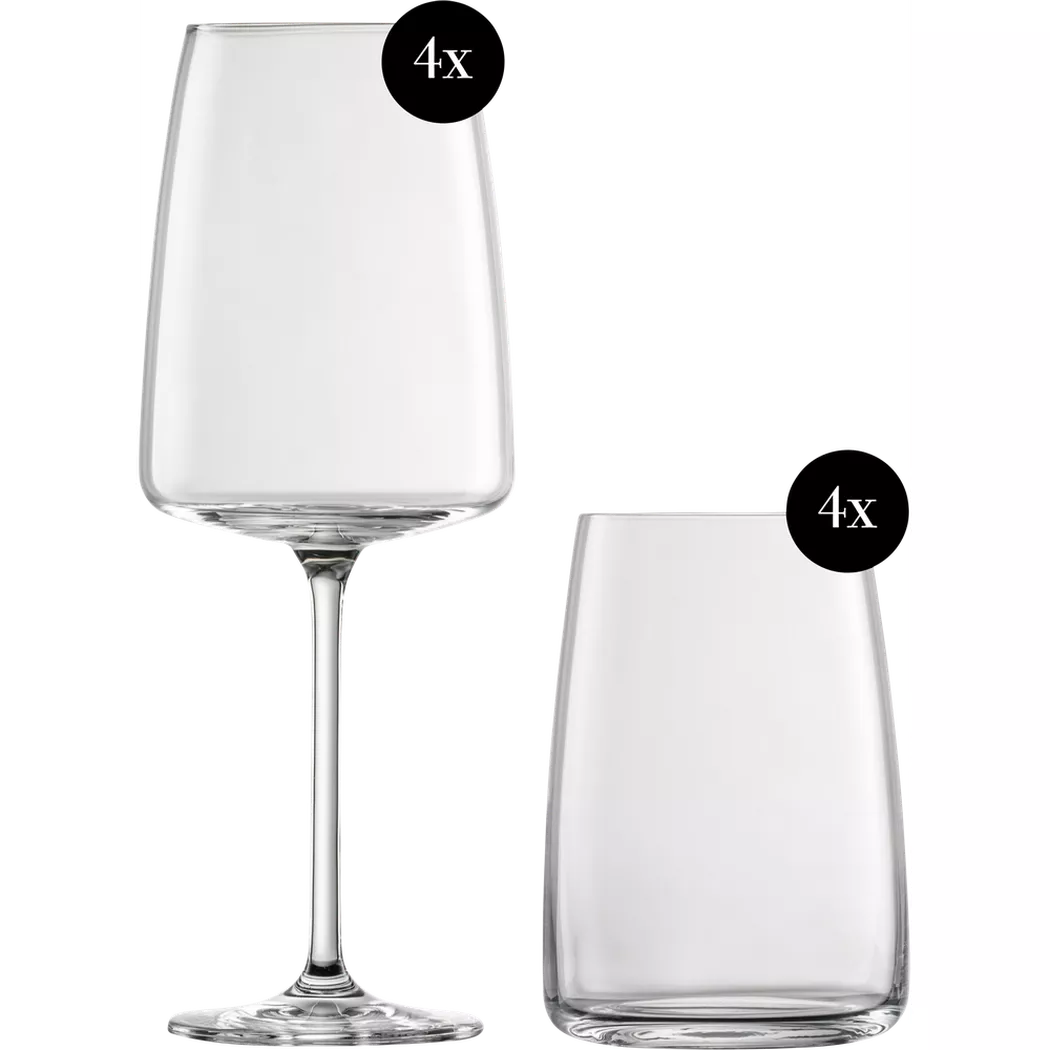 Zwiesel Glas - Weinglasset All Senses 8-teilig, One Size