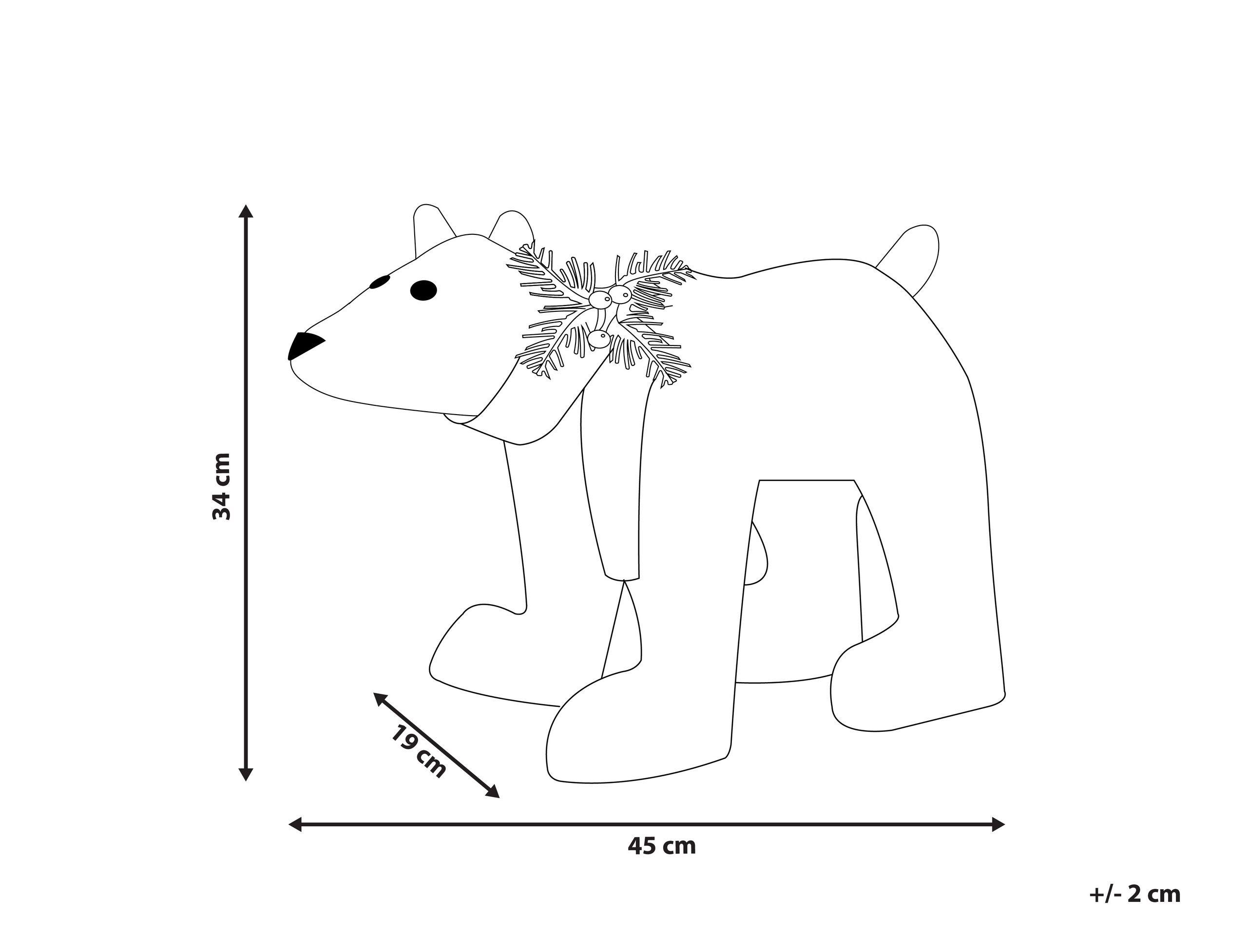 Beliani Décoration extérieure en Métal Moderne SIVULA  