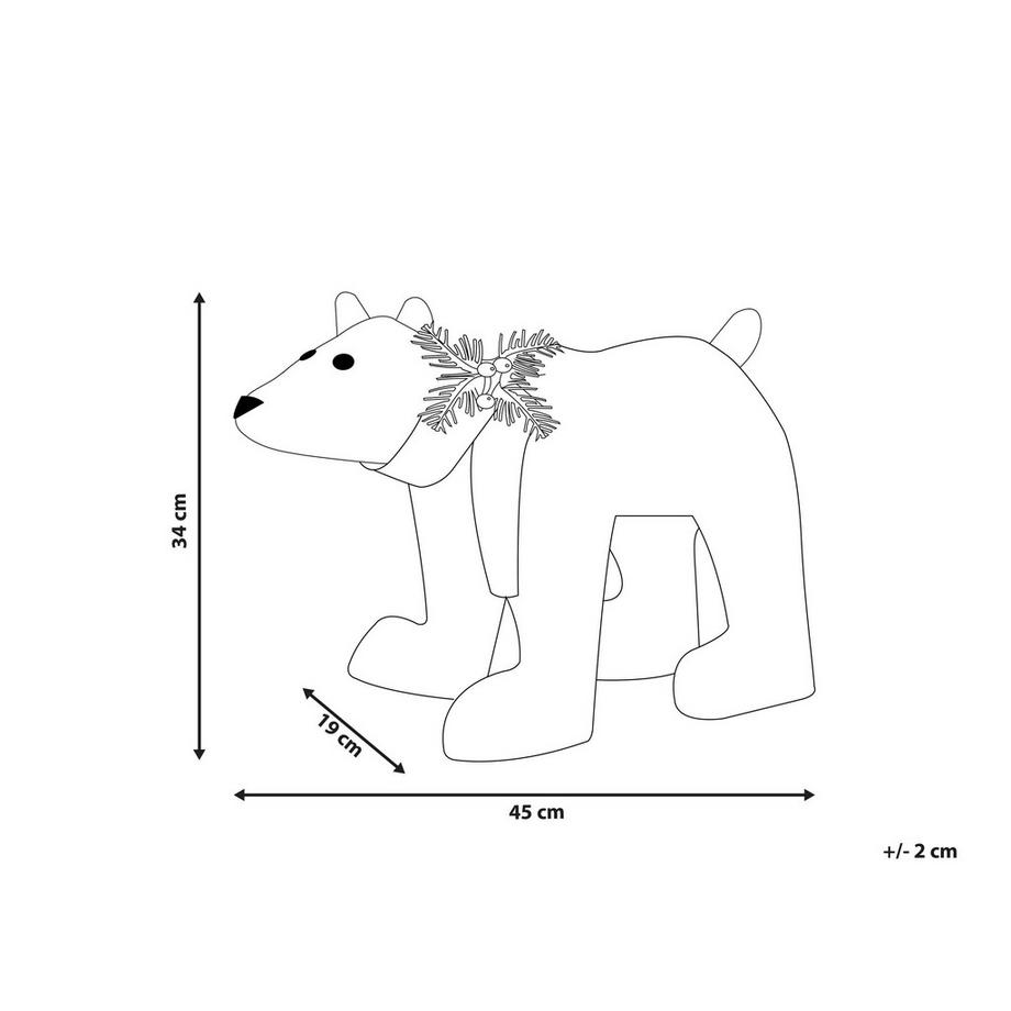 Beliani Gartendekoration aus Eisen Modern SIVULA  