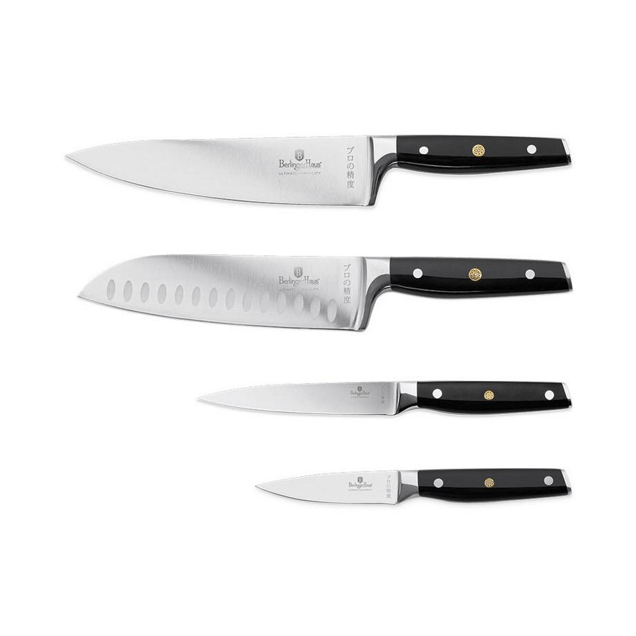 Set de 4 couteaux Black Silver Collection