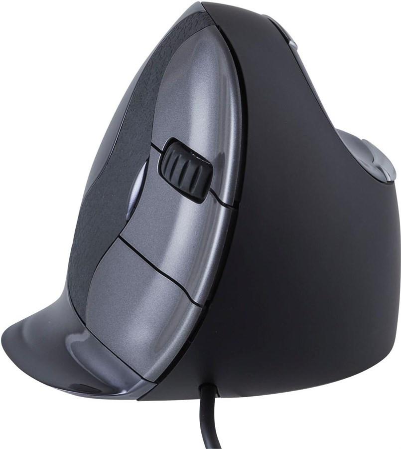 Evoluent  Bakker D Mouse Medium, vertikale Maus, kabelgebunden, Rechtshänder 