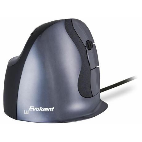 Evoluent  Bakker D Mouse Medium, vertikale Maus, kabelgebunden, Rechtshänder 
