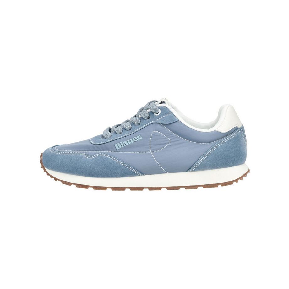 Blauer Sneaker au charme rétro  