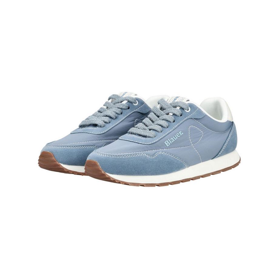 Blauer Sneaker au charme rétro  