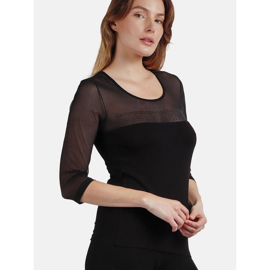 Admas Piedras T-shirt Manches Mi-longues  