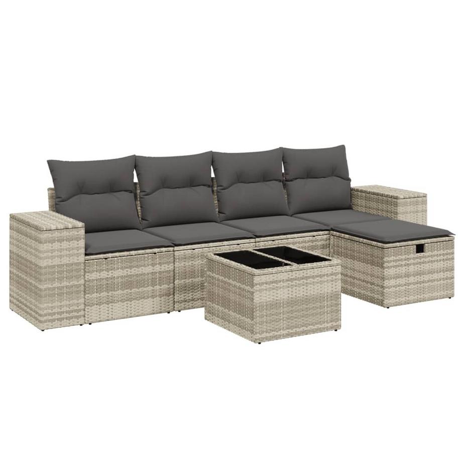 Garten sofagarnitur poly-rattan