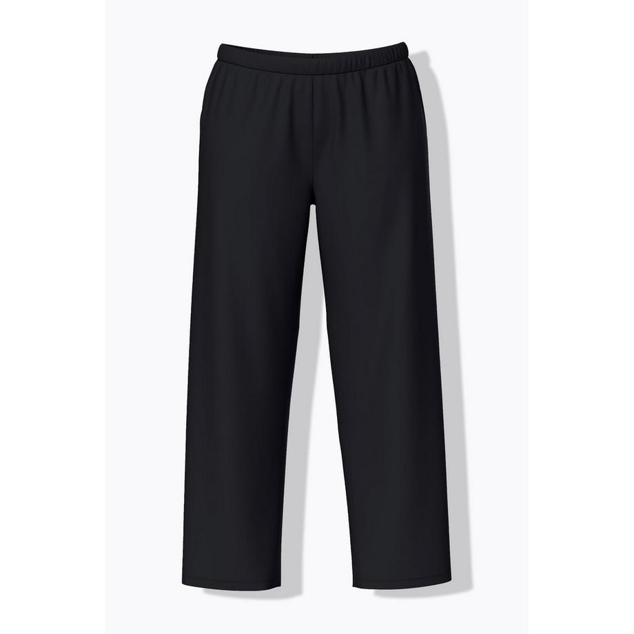 Ulla Popken Pantaloni Pigiama Tinta Unita Cuori Gamba Lunga  