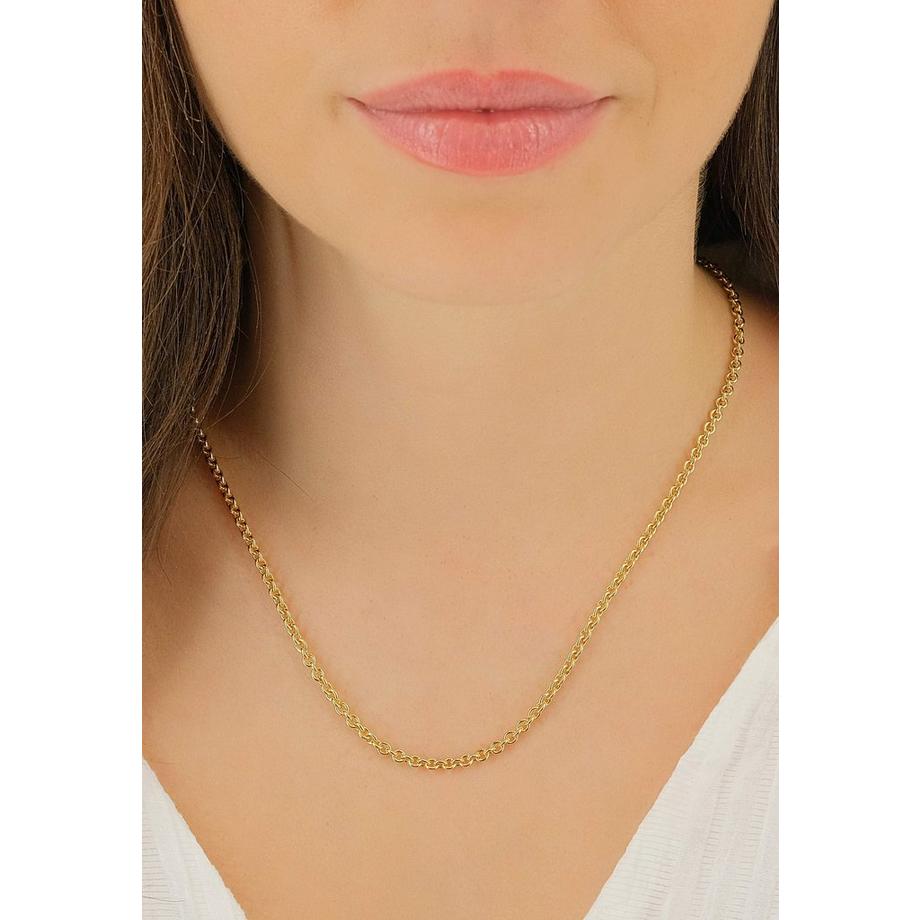 MUAU Schmuck  Collier Rundanker Gelbgold 750, 3.1mm, 45cm 