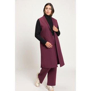 Ulla Popken  Sweat-Weste, Oversized, Schalkragen, ärmellos 