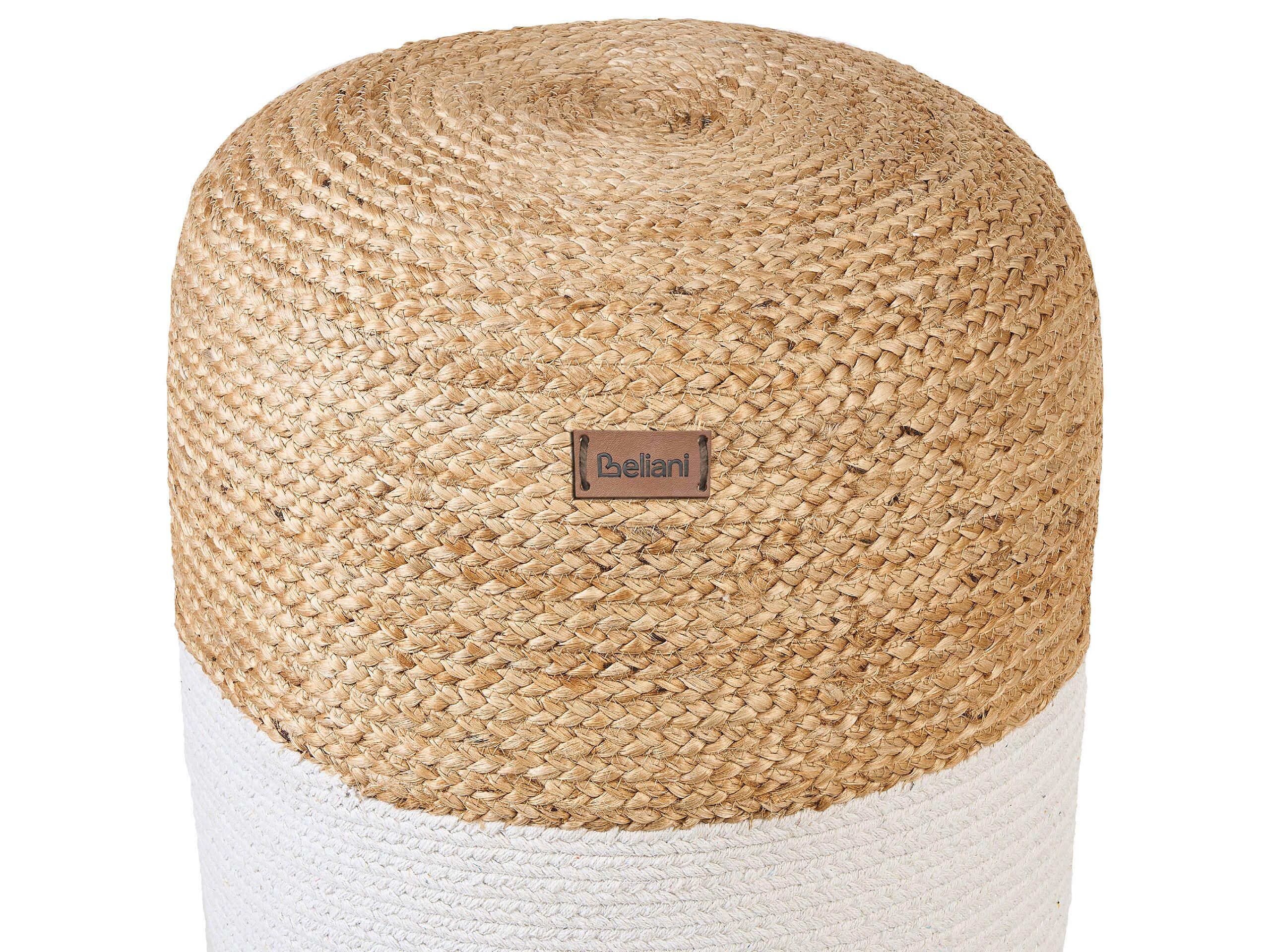 Beliani Pouf en Coton Boho DALAMA  